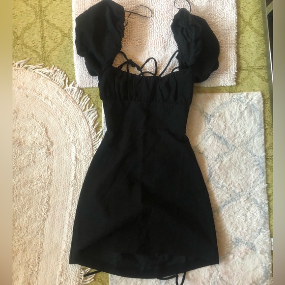Zara linen black dress - Picture 8 of 14